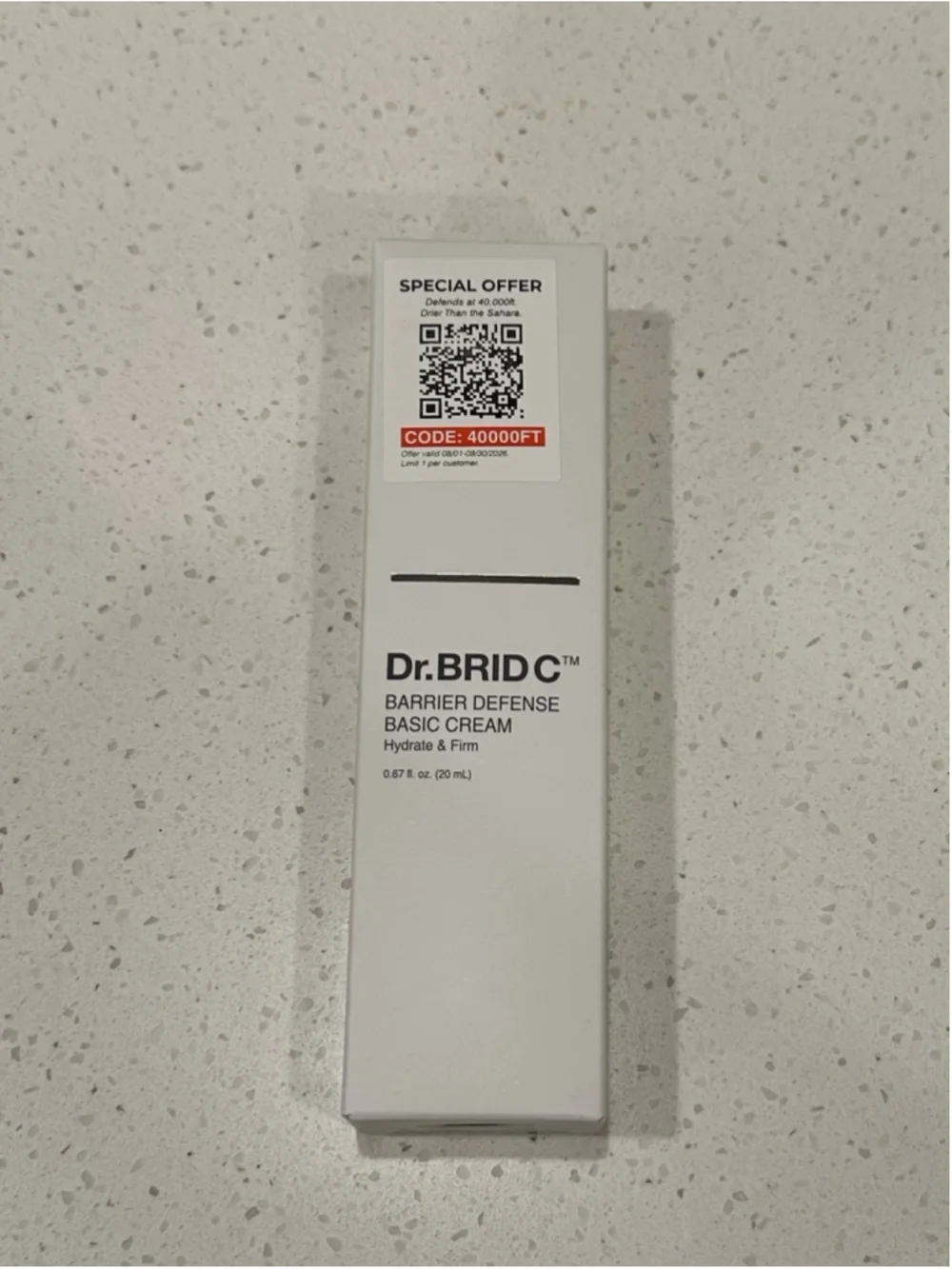 Dr.BRID C Barrier Defense Basic Cream Hydrate & Firm | F/S 0.68oz | NIB